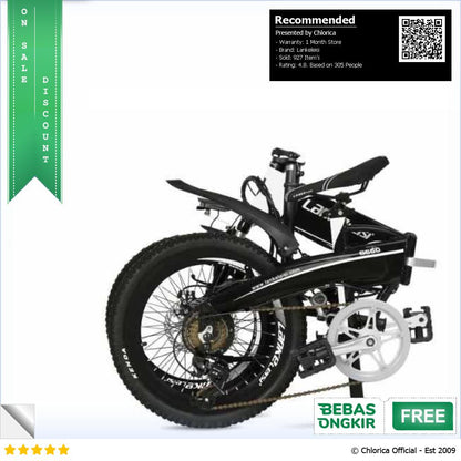 Lankeleisi Sepeda Listrik Lipat Folding Bike Luxury Edition 48V 10.4Ah G660