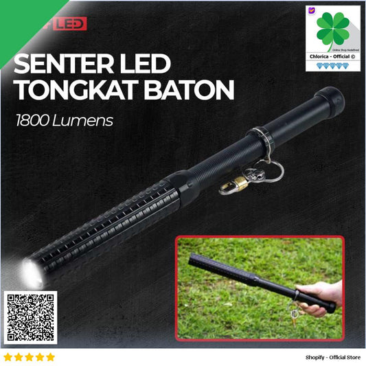 TaffLED Senter LED Tongkat Baton Bat Cree Q5 1800 Lumens TG S088