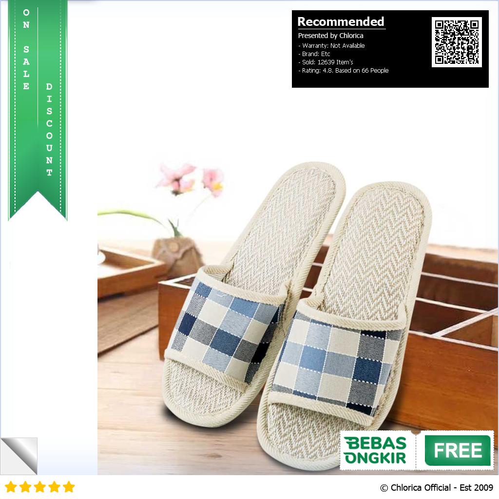 Suihyung Sandal Selop Linen Comfy Indoor Slipper YT3622