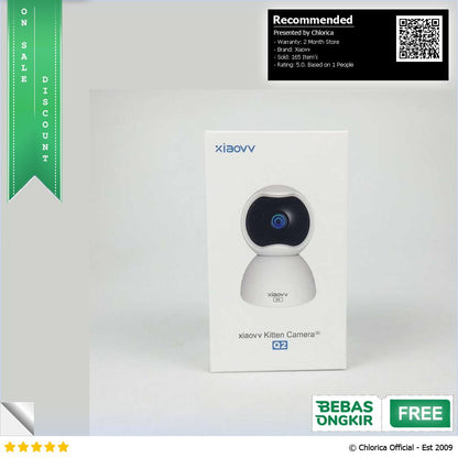 Xiaovv Kamera CCTV WiFi PTZ Smart Camera 2K XVV 3630S Q2