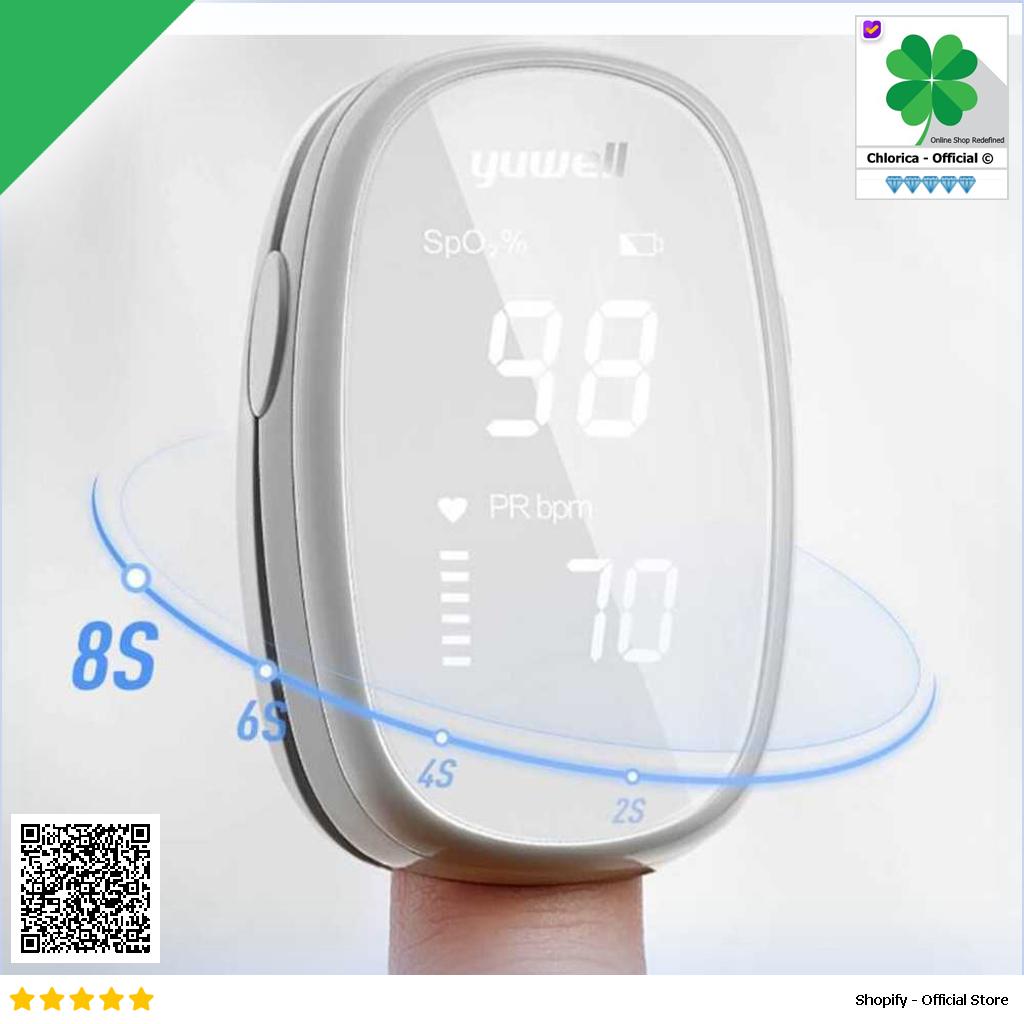 Yuwell Alat Ukur Detak Jantung Oksigen Pulse Oximeter YX102