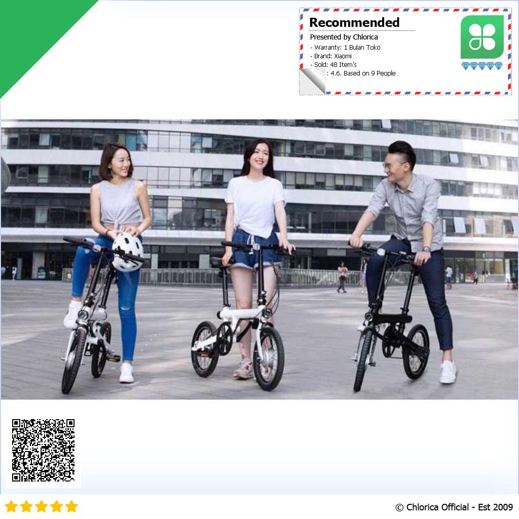 Xiaomi QiCycle EF1 Sepeda Listrik Lipat Moped Smart Bike China Version TDR01Z