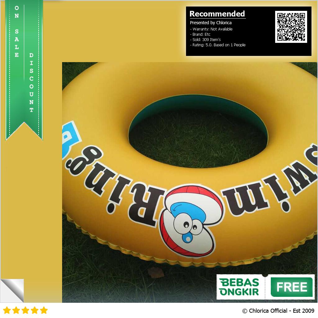 VKTECH Ban Renang Anak Pelampung PVC Inflatable Swimming Ring V03