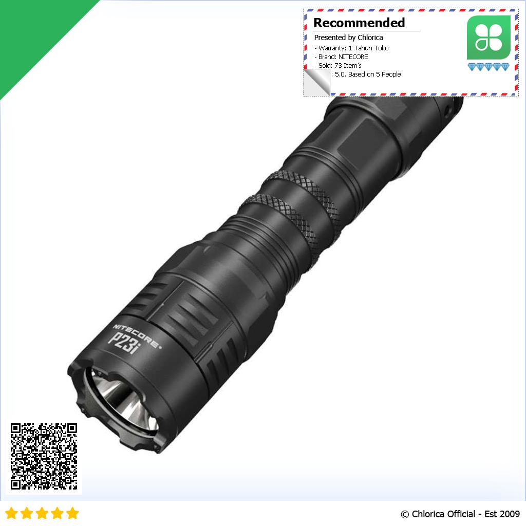 NITECORE Senter LED Tactical Flashlight Luminus SFT 70 IP68 3000lm P23i