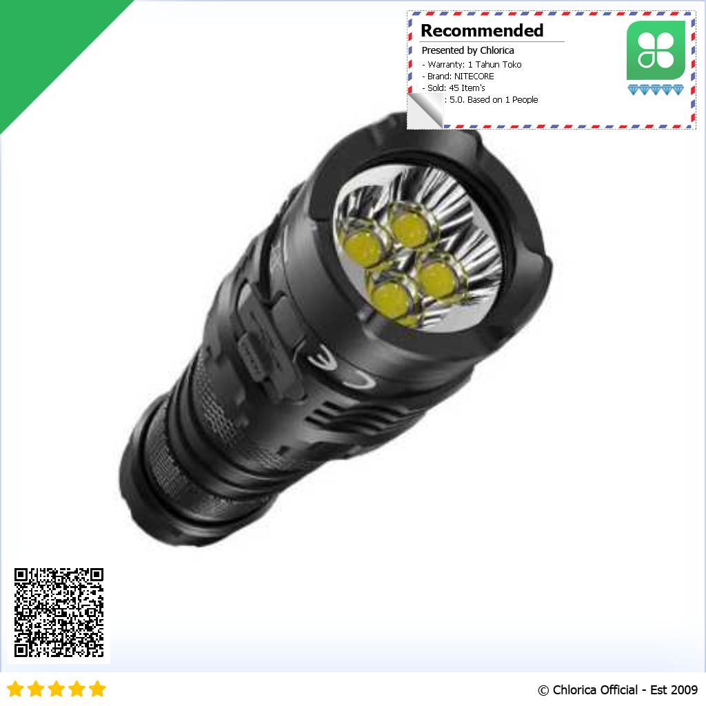 NITECORE Senter LED CREE XP L2 V6 4000 Lumens P10iX