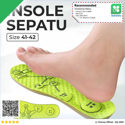 BOOST Insole Sepatu Alas Kaki Orthopedic Breathable SX001