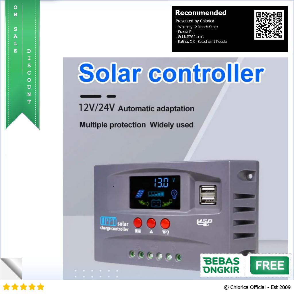 HXC Solar Charge Controller MPPT 2 USB Automatic Identify 12V 24V HXC3