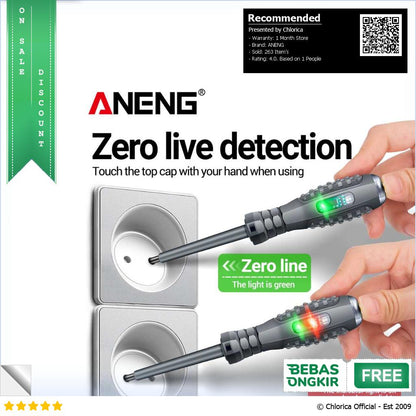 ANENG Obeng Tespen Tester Pen with Dual LED Indicator B05