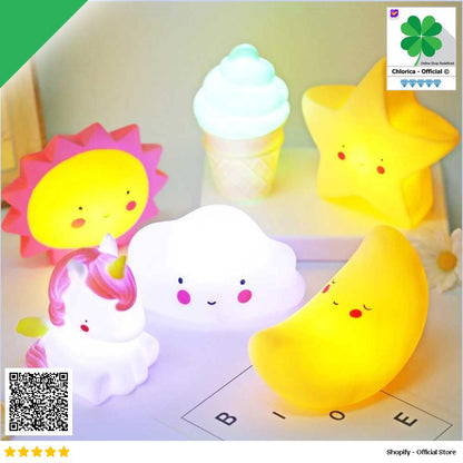 FGHGF Lampu Tidur LED Anak Karakter Lucu Cool Warm White 1W FGH01