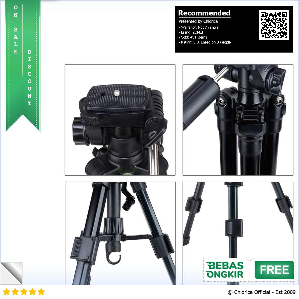 ZOMEI Tripod Mini Kamera Portable with Quick Release Lock 60cm Q100