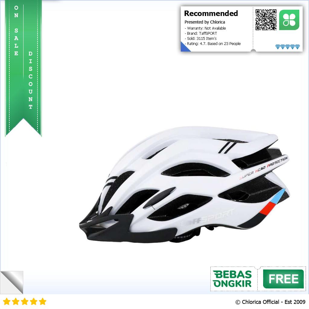 TaffSPORT Helm Sepeda Ultralight Breathable Bicycle Helmet 19 Air Vent 008A