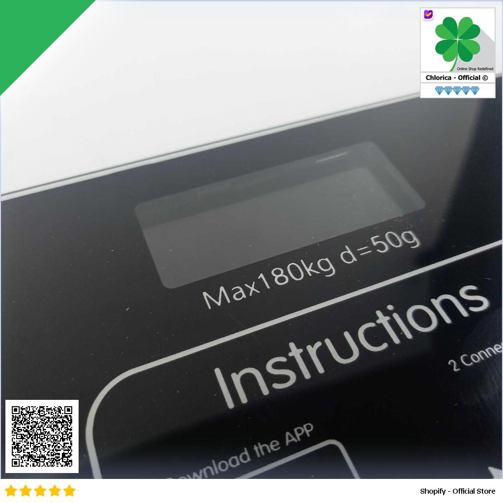 Taffware Digipounds Timbangan Badan Bluetooth Digital Scale 180kg SH Y01