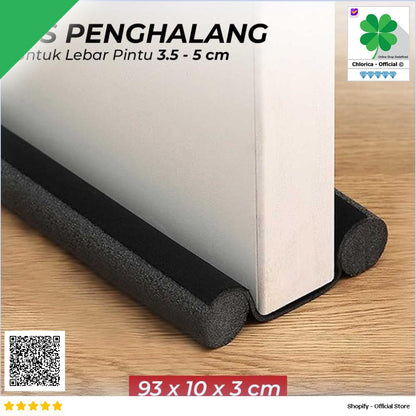 MENGLAIQI Lis Penghalang Debu Serangga Bawah Pintu Bottom Seal 93 cm FF53