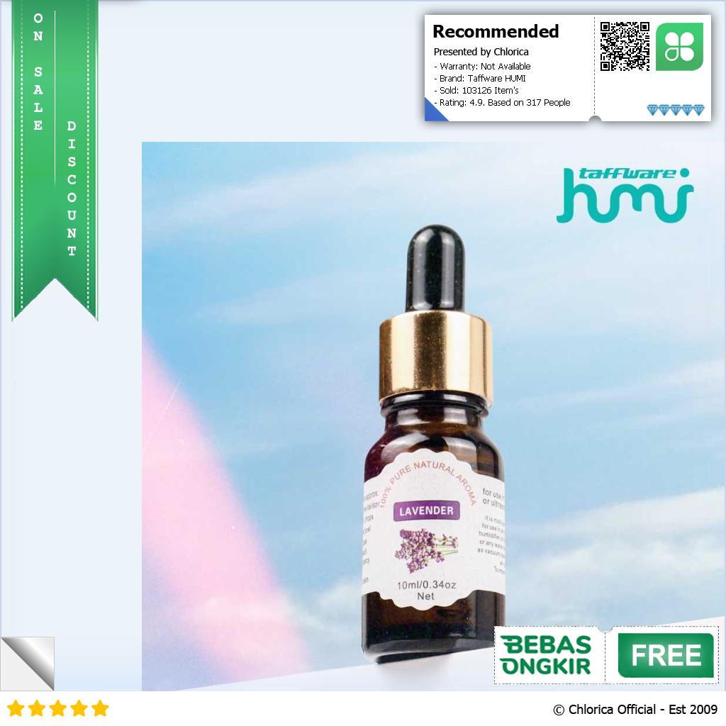 Taffware HUMI RHJY Essential Oils Fragrance Minyak Aromatherapy 10ml TSLM2