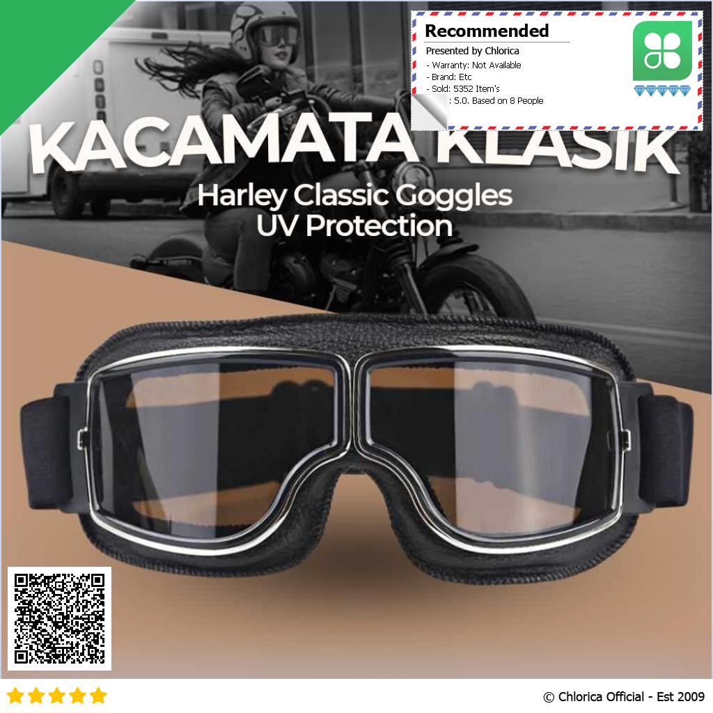 Herorider Kacamata Goggles Classic Harley UV Protection 812