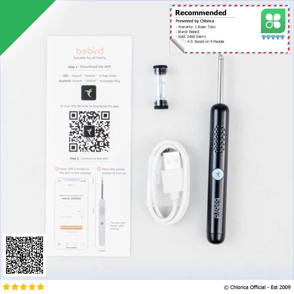 Bebird Kamera Endoskopi Pembersih Telinga Otoskop Ear Pick Endoscope R1