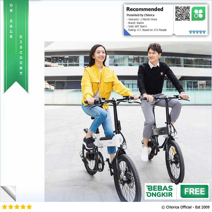 Xiaomi HIMO C20 Sepeda Listrik Smart Bike Moped 250W 80KM