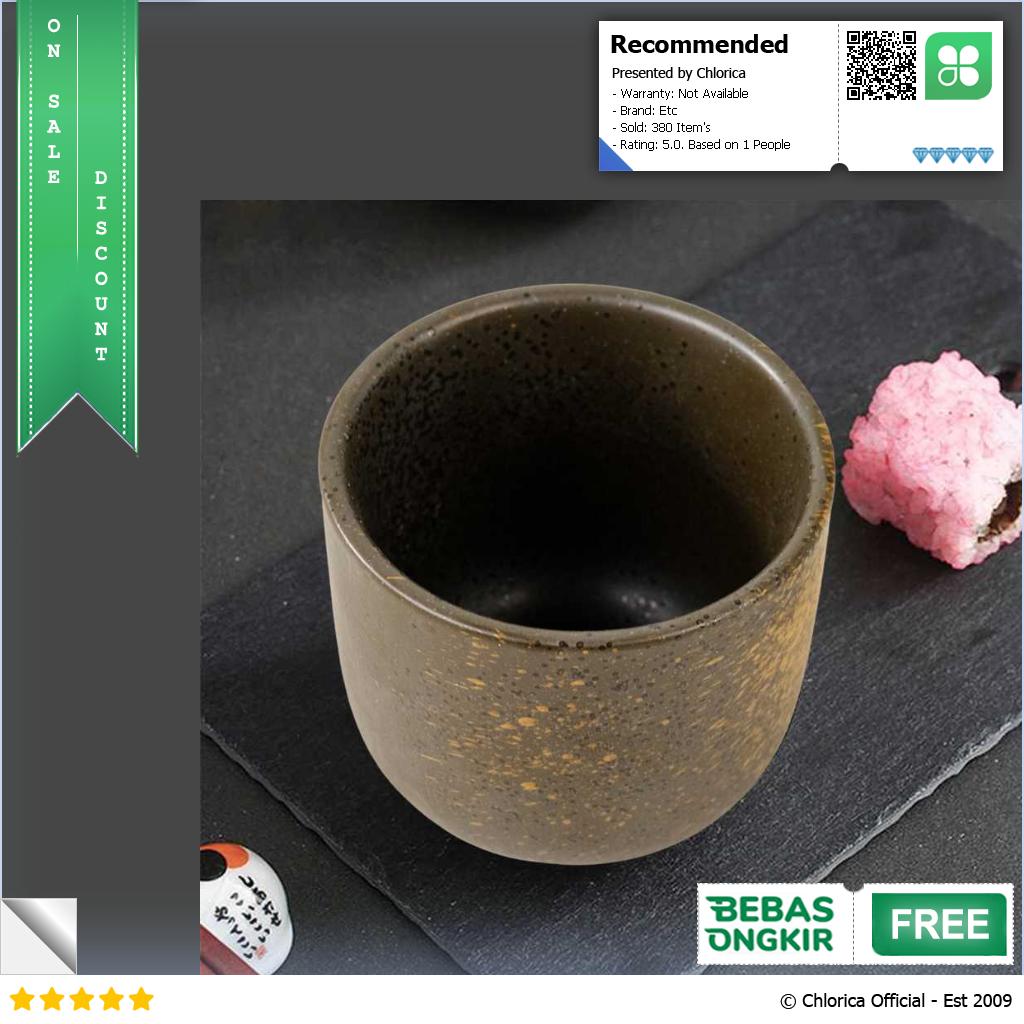 K Locke Gelas Keramik Vintage Japanese Style Tea Cup 200ml KL2