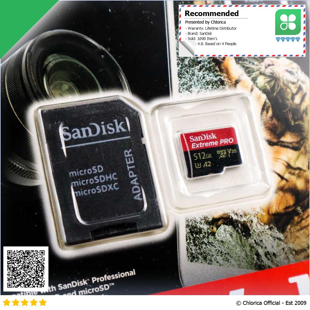 SanDisk Extreme Pro microSDXC UHS I A2 V30 200MB s