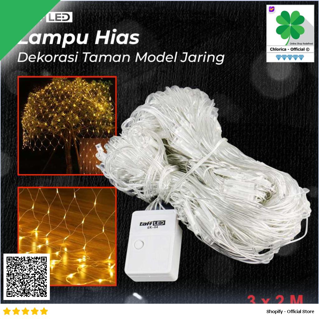 TaffLED Lampu Hias Jaring String Lights Decoration EU Plug EK 04