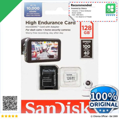 SanDisk High Endurance microSD UHS I Class 10 U3 100MB s SDSQQNR