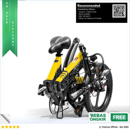 Lankeleisi Sepeda Listrik Lipat Folding Bike Smart Deluxe 48V 10.4Ah G650