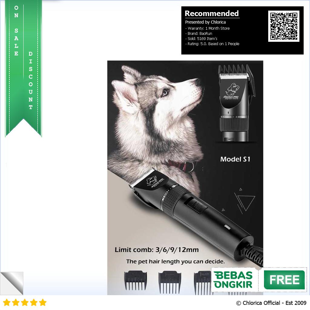 BaoRun PRO Alat Cukur Bulu Binatang Electric Pet Dog Hair Clipper S1