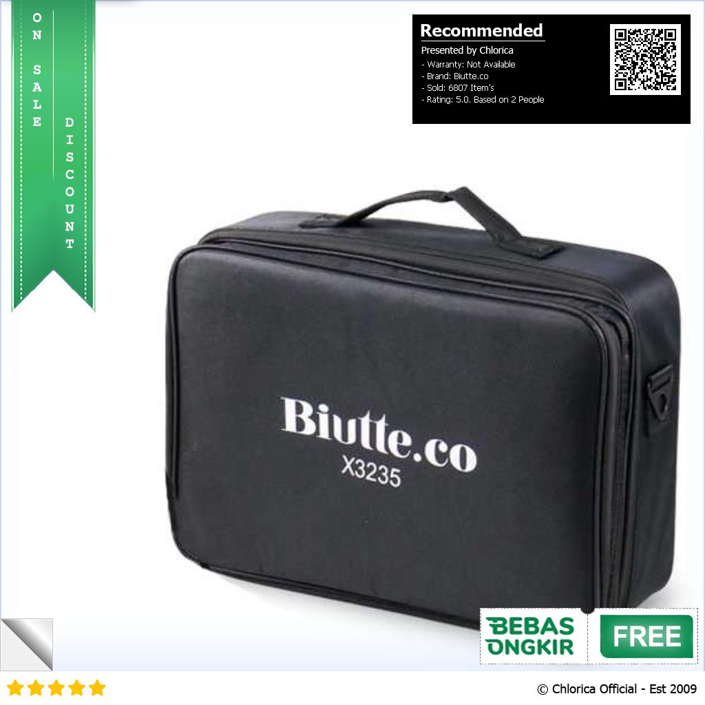 Biutte.co Tas Kosmetik Make Up Travel Organizer Bag Wanita X3235