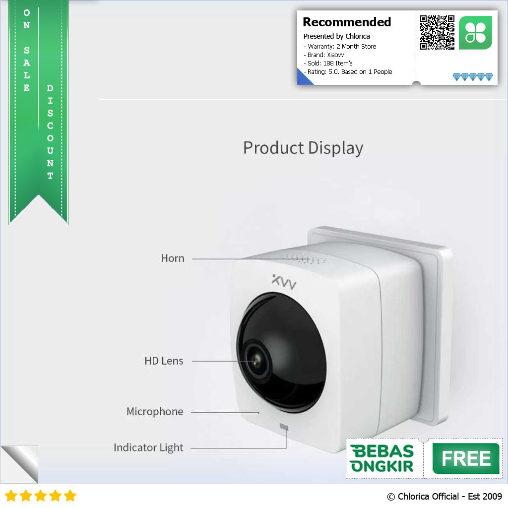 Xiaovv Mijia Smart IP Camera Panoramic 360 Degree 1080P XVV 1120S A1