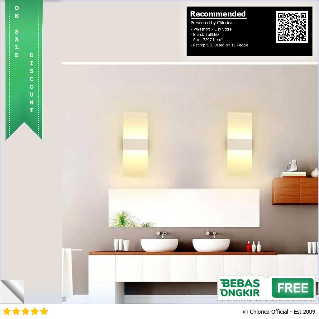 TaffLED Lampu Dinding Hias Rumah LED Corridor Warm White 3000K 6W F0011