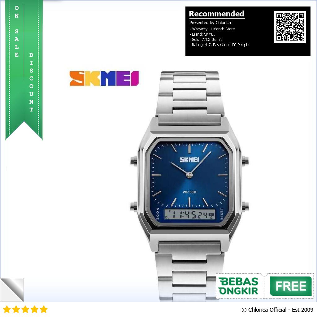 SKMEI Jam Tangan Premium Digital Analog Pria Anti Air 30M 1220