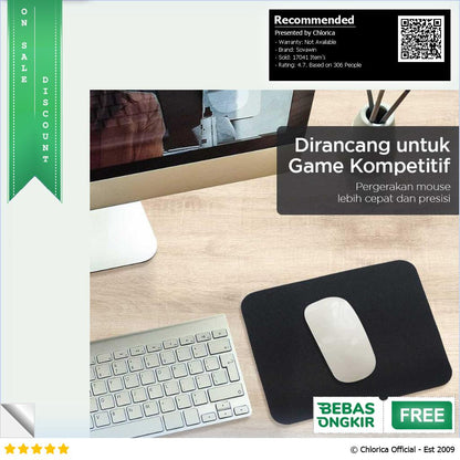 Sovawin Smooth Surface Anti Slip Mousepad Multifungsi MP004