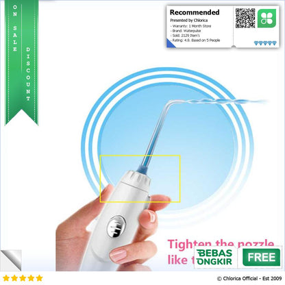 Waterpulse Dental Flosser Alat Semprot Pembersih Gigi 800ml V300