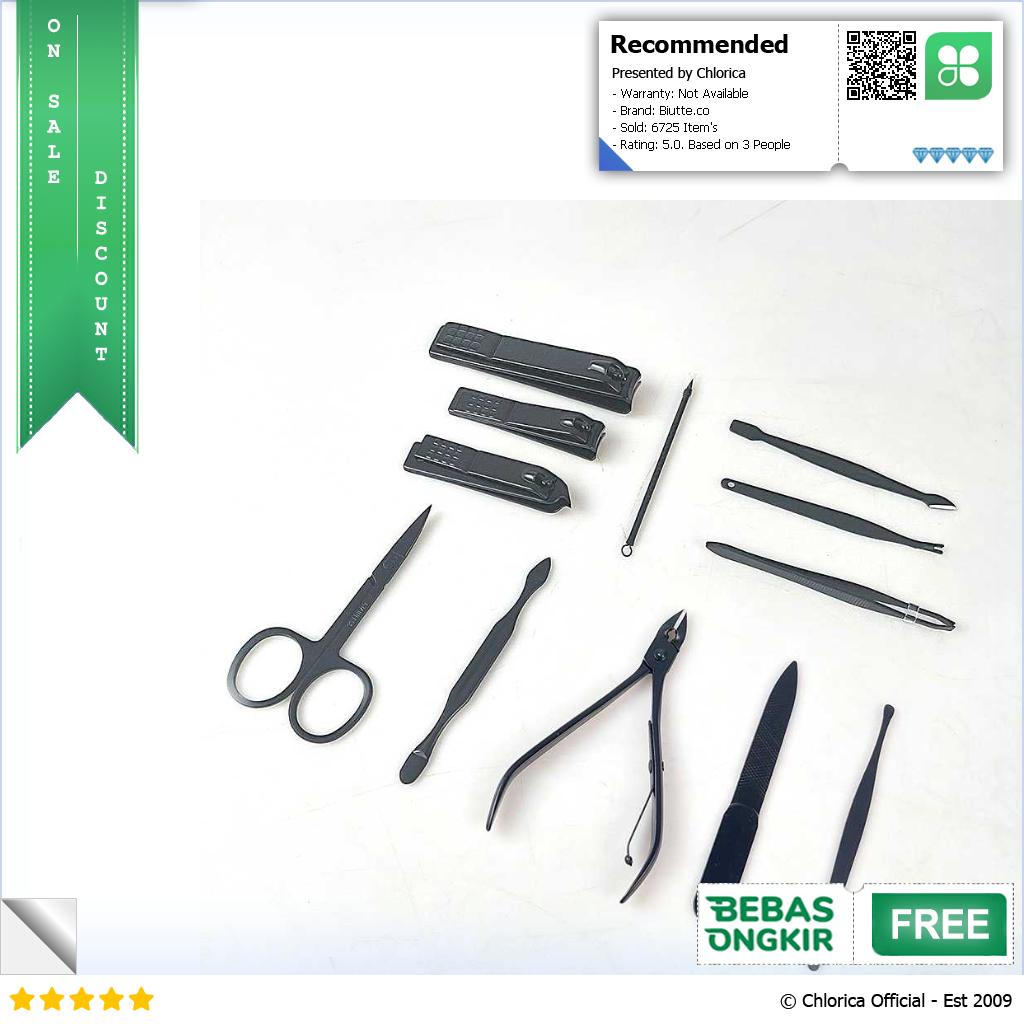 Biutte.co Set Perlengkapan Gunting Kuku Manicure Pedicure Nail Clipper S0M020