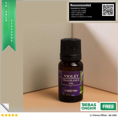 Taffware HUMI Pure Essential Oils Minyak Aromatherapy Diffusers 10ml RH 15