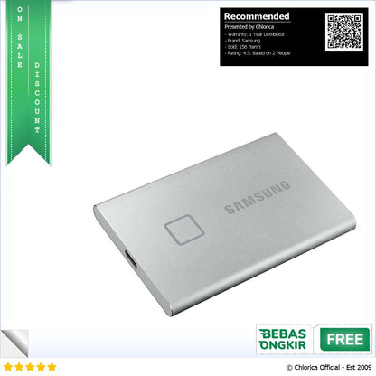 Samsung T7 Touch Portable SSD 1050MB s USB 3.2 MU PC500K MU PC1T0K