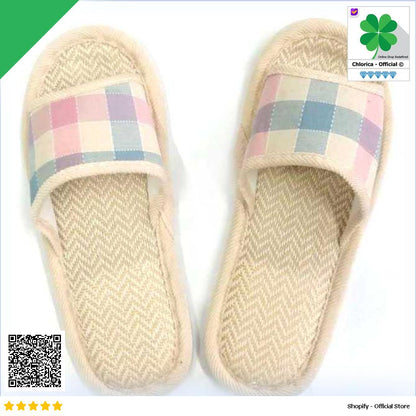 Suihyung Sandal Selop Linen Comfy Indoor Slipper YT3622