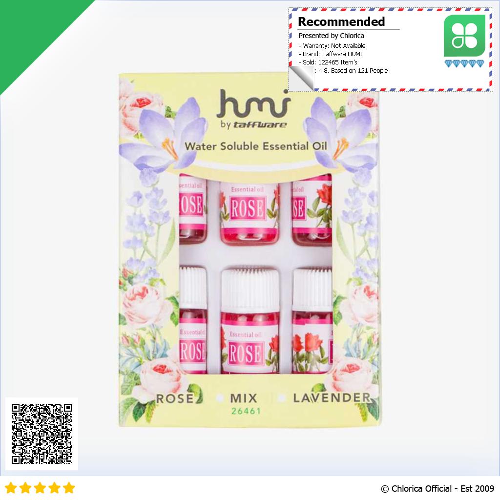 Taffware HUMI Essential Oils Minyak Aromatherapy 3ml 6 PCS 26461