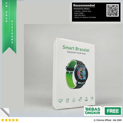 SKMEI Smartwatch Sport Fitness Tracker Heart Rate 119 Plus