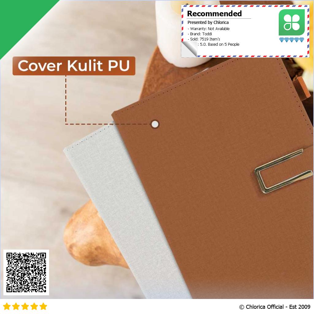 Toddi Notebook Buku Jurnal Catatan Diary Cover Kulit A5 JSK25