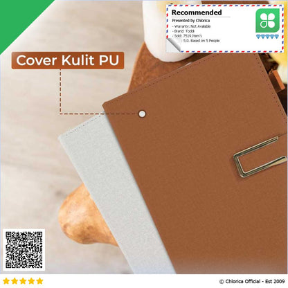 Toddi Notebook Buku Jurnal Catatan Diary Cover Kulit A5 JSK25