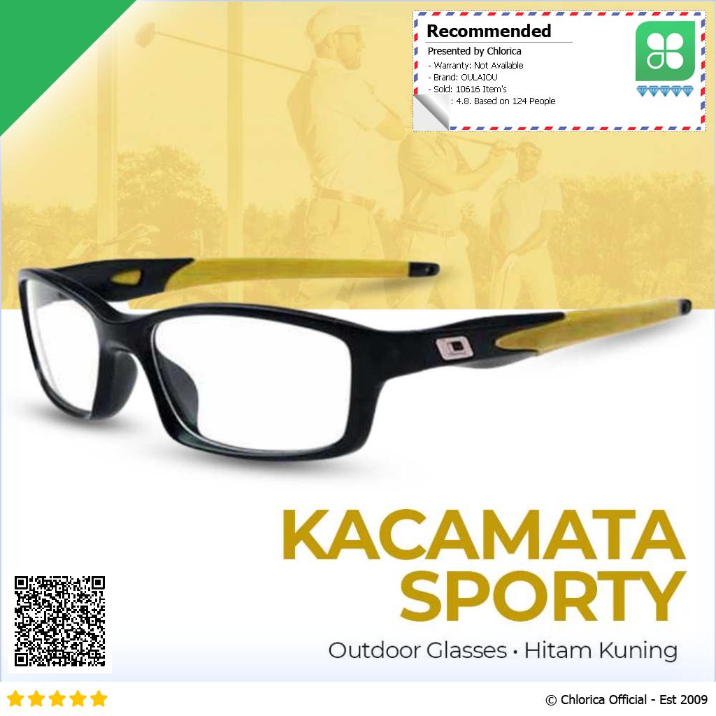 OULAIOU Kacamata Sporty Outdoor Glasses Silicone Frame 9837