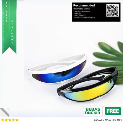 TRAFA Kacamata Pria Futuristic Sunglasses Anti Reflective UV400 TF267