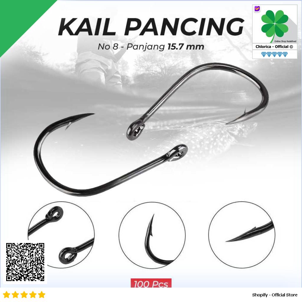 ISEAMA Kail Pancing Ikan Fishing Hook Barbed Carp Tackle IS300