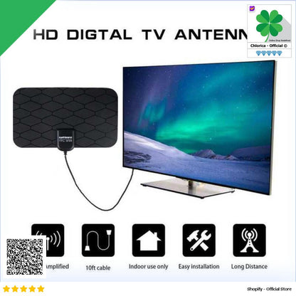 Taffware Antena TV Digital DVB T2 25dB Grid Pattern Signal Booster TFL D139