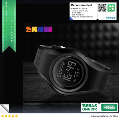 SKMEI Jam Tangan Digital Pria Anti Air 50 M 1269