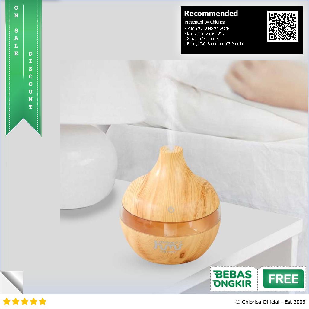 Taffware HUMI Air Humidifier Ultrasonic Aromatherapy Diffuser 300ml KJR J003