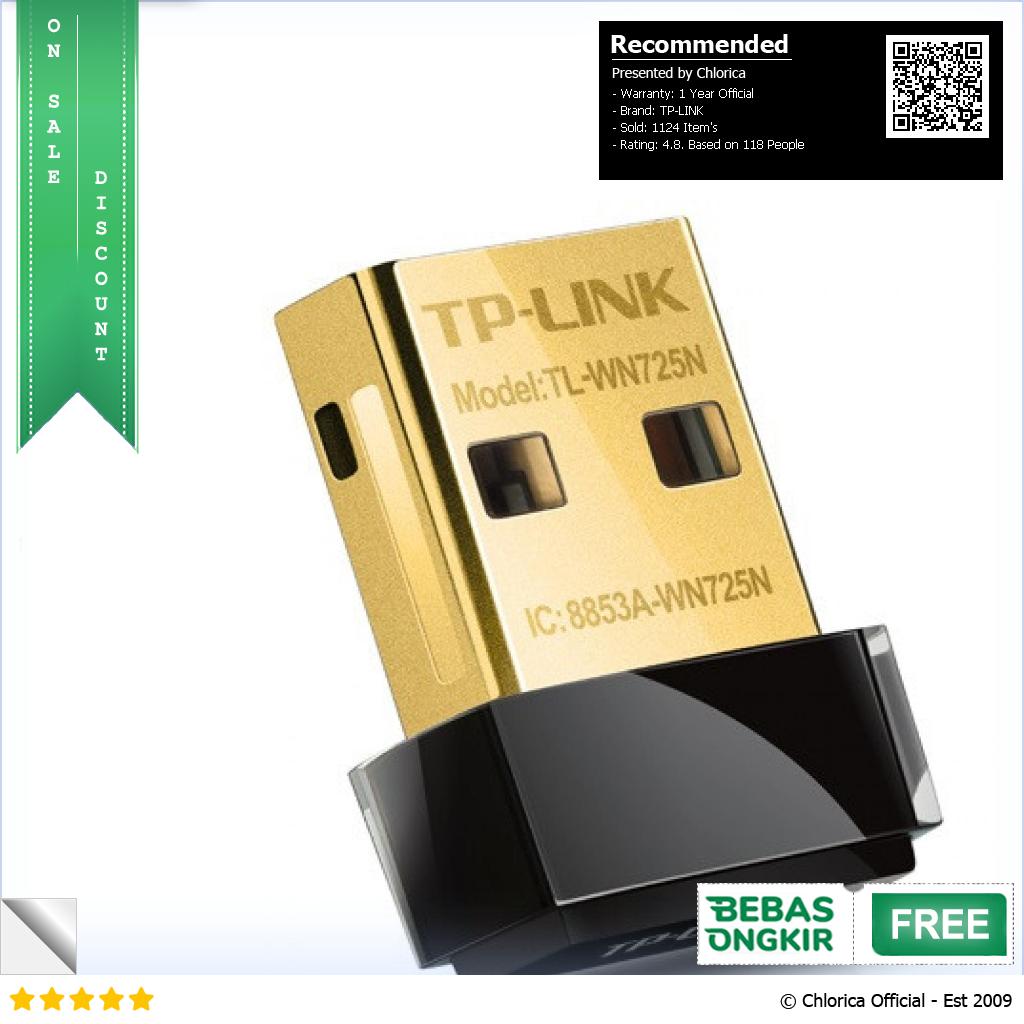 TP LINK Wireless Nano USB Adapter N150 TL WN725N