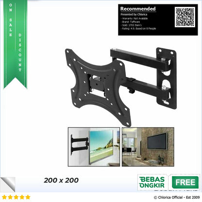 Taffware Bracket TV Telescopic VESA 200 x 200 for 32 55 Inch TV X 400