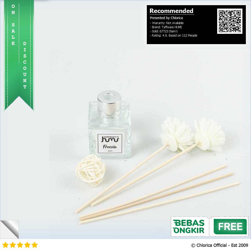 Taffware HUMI Pengharum Ruangan Reed Diffuser 50ml DF 100